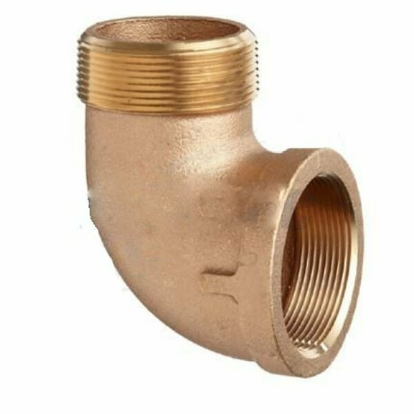 American Imaginations 0.75 in. L-90 Bronze 90 Street Elbow in Modern Style AI-38454